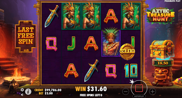 Aztec Treasure Hunt Slot 10